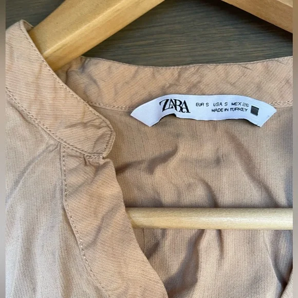 Zara linen blend dress - Picture 2 of 9